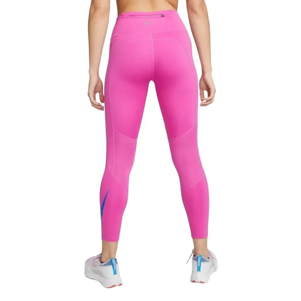 Nike Women's Fast 7/8 Running Leggings in Fuschia, Size XL​​